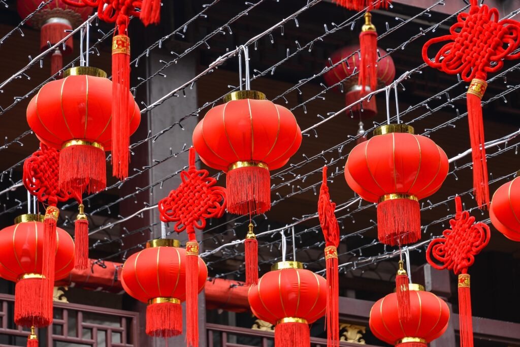 Lanterns to celebrate Chinese New Year. This image is to represent ‘How Do Holidays and Festivals Impact Shipping Times?’